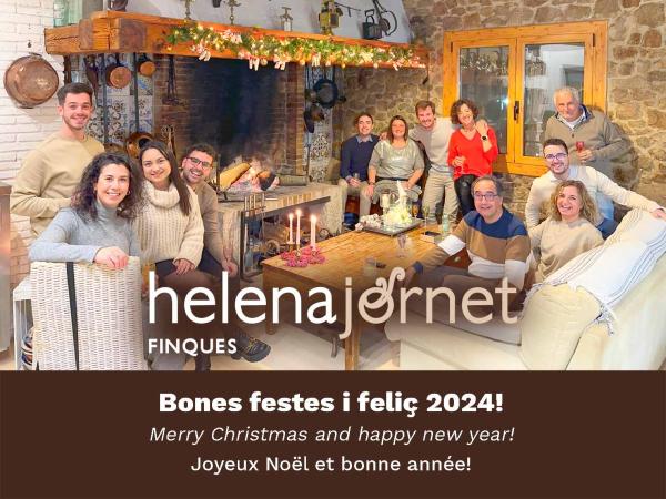 L'équipe d'Helena Jornet Finques vous souhaite de joyeuses fêtes et une bonne année 2024 !